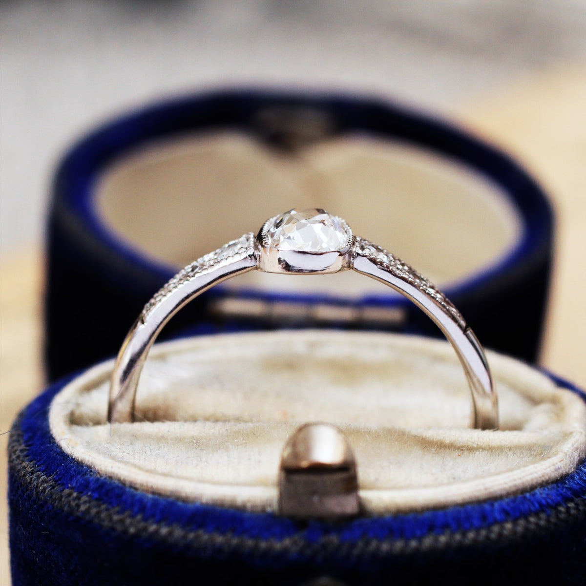 All Original Handmade Vintage Diamond Engagement Ring