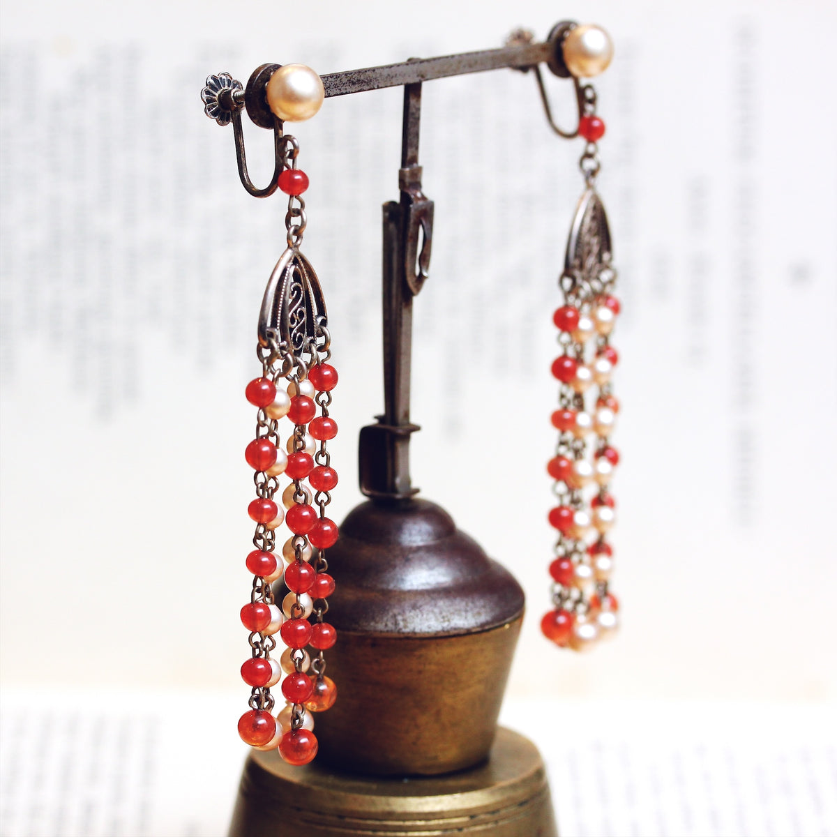 Pair of Louis Rousselet Drop Earrings