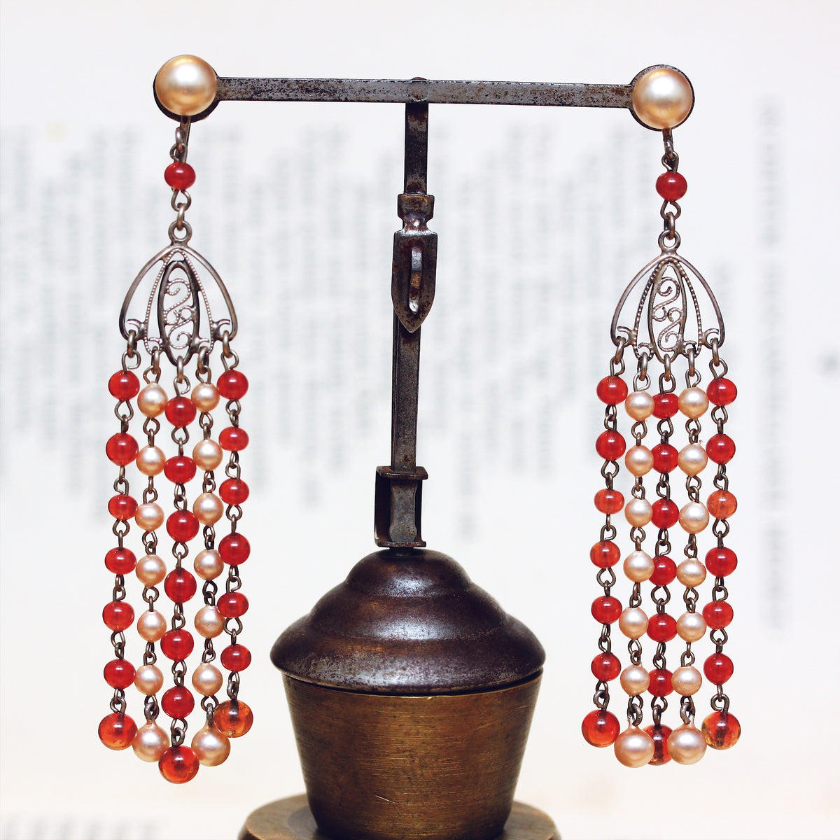 Pair of Louis Rousselet Drop Earrings