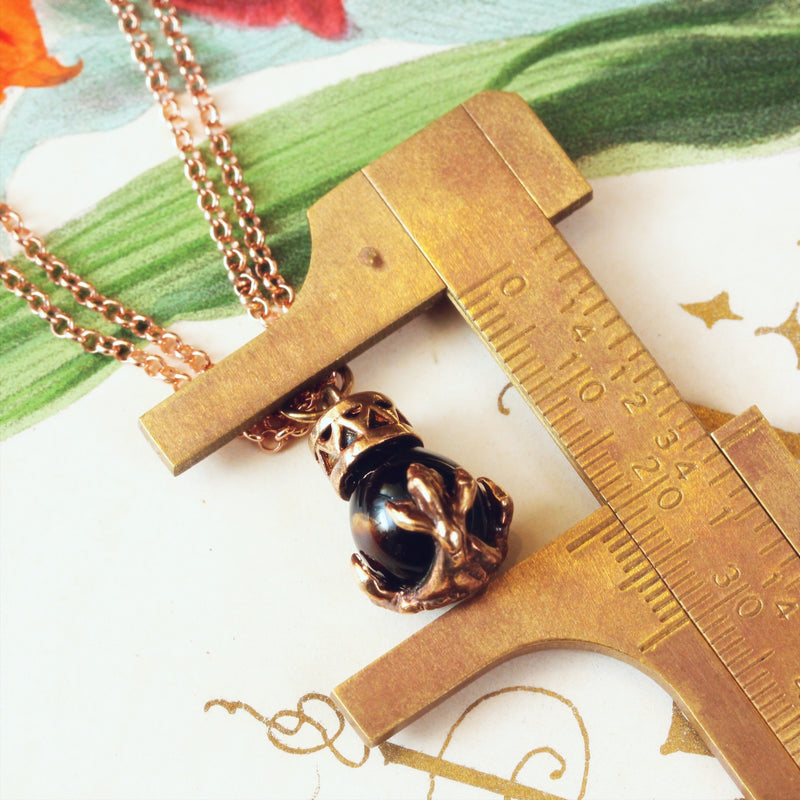 Unique kite cut black Onyx necklace 14k rose gold two stone diamond pe –  WILLWORK JEWELRY