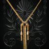 Amazing Vintage 14K Gold Slider Long Guard Chain
